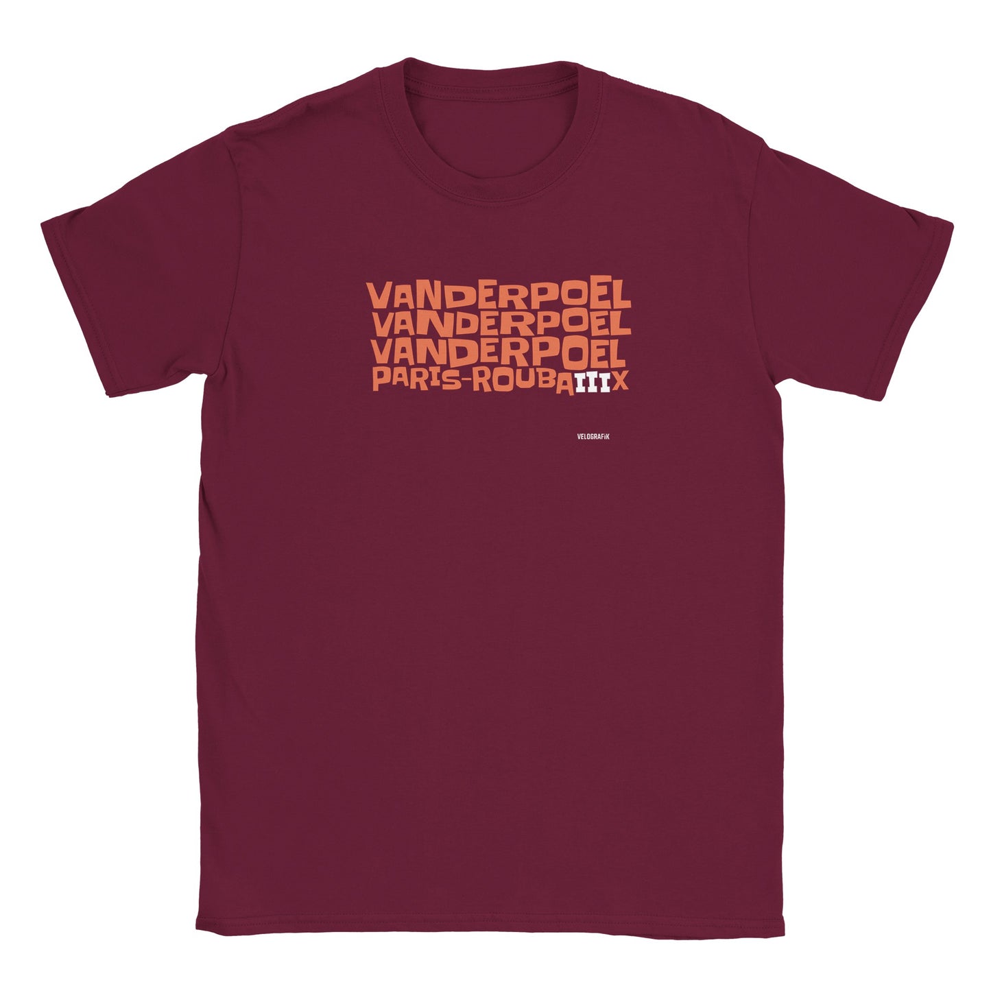 Mathieu van der Poel Paris-Roubaix Three-Peat Cycling-t-shirt-944154aa-5578-4517-b453-3b528f4ca9b4