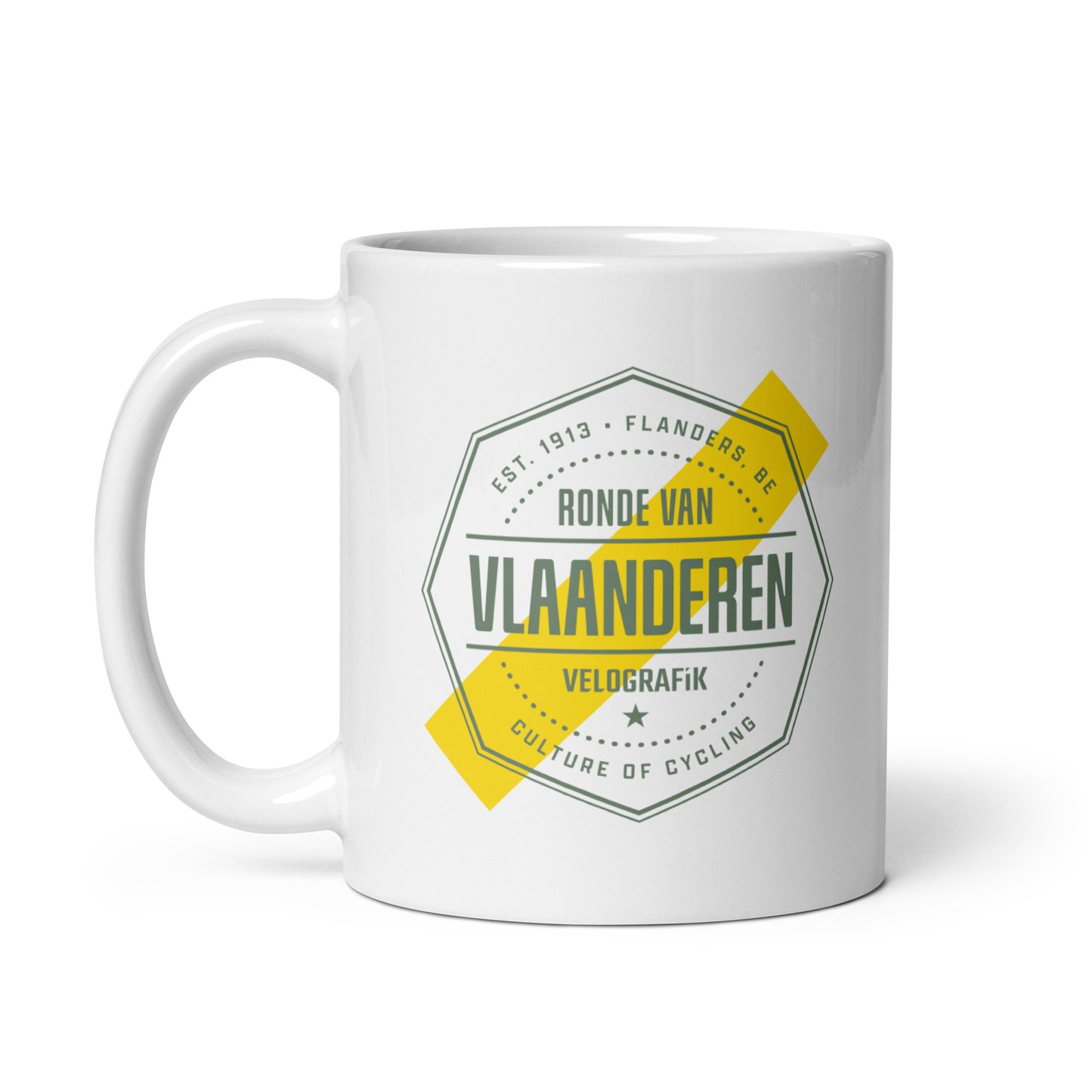 ronde van vlaanderen tour of flanders spring classic cycling gift mug