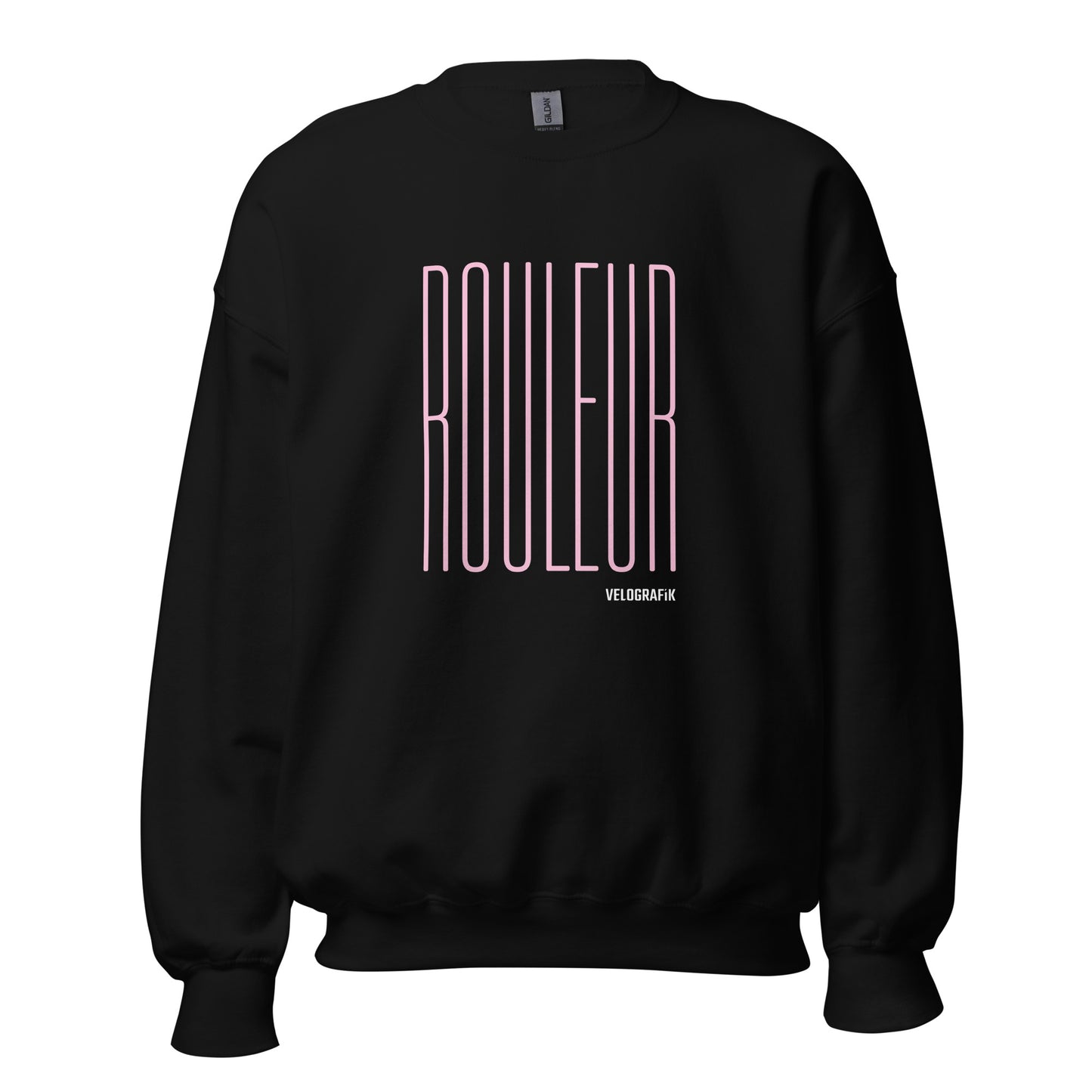 rouleur cycling unisex-crew-neck-sweatshirt-black-front-67dd8cafbfa29