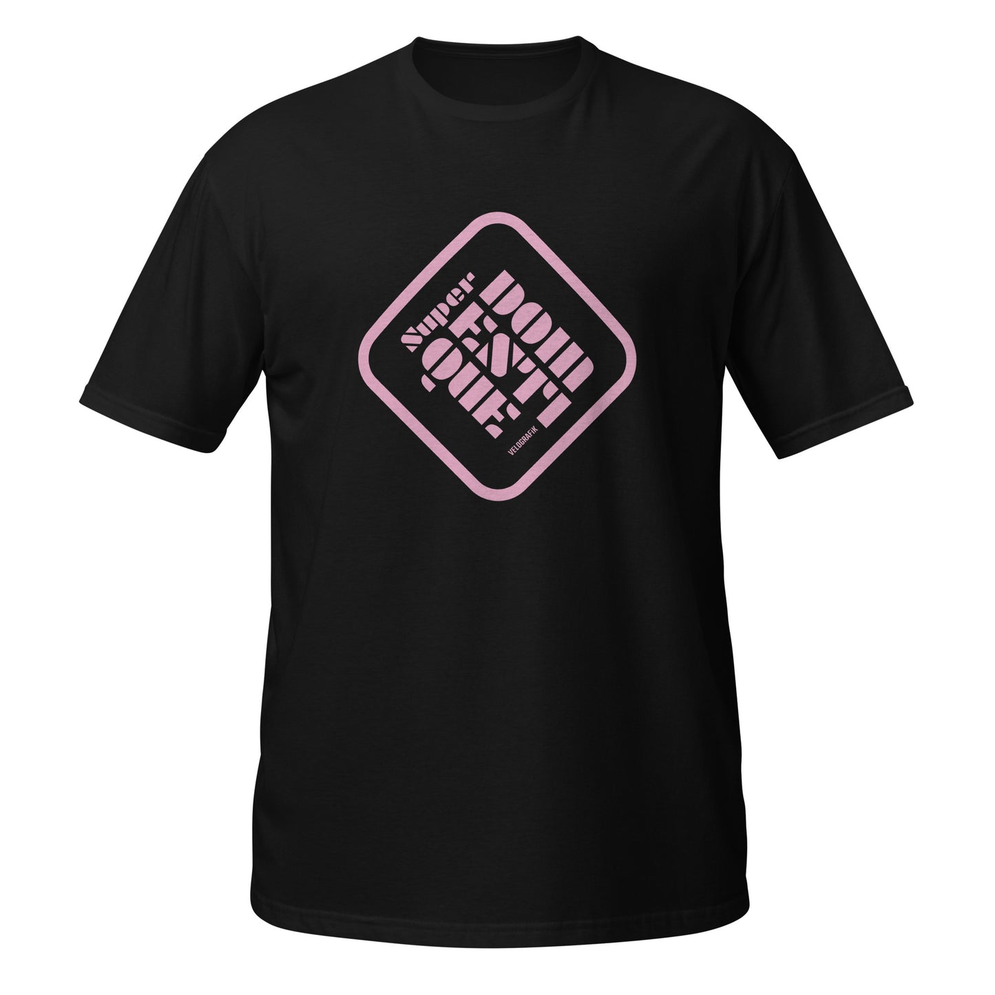 super domestique cycling t-shirt unisex-basic-softstyle-t-shirt-black-front-67e3df32dced9