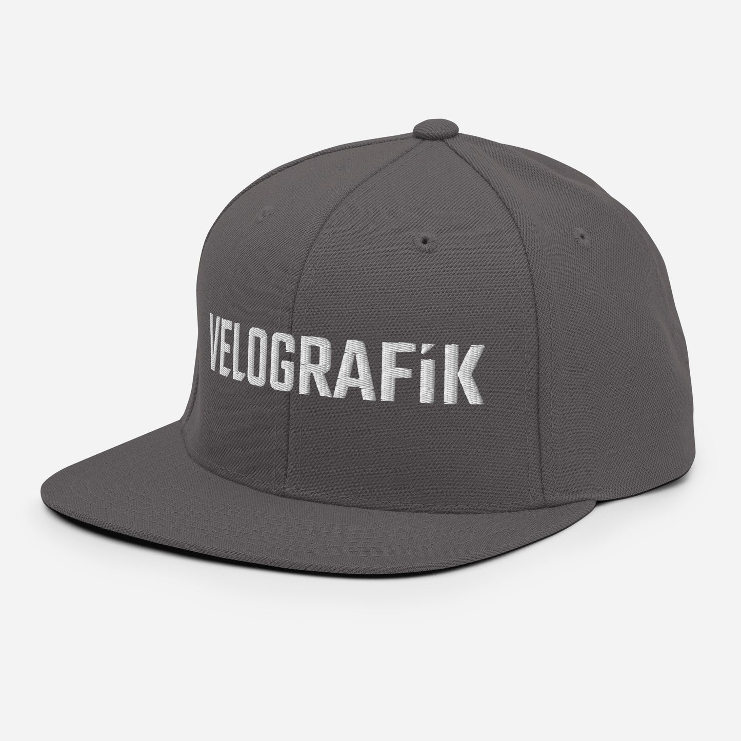 velografik_culture_of_cycling classic-snapback-dark-grey-left-front-678fbd8645866