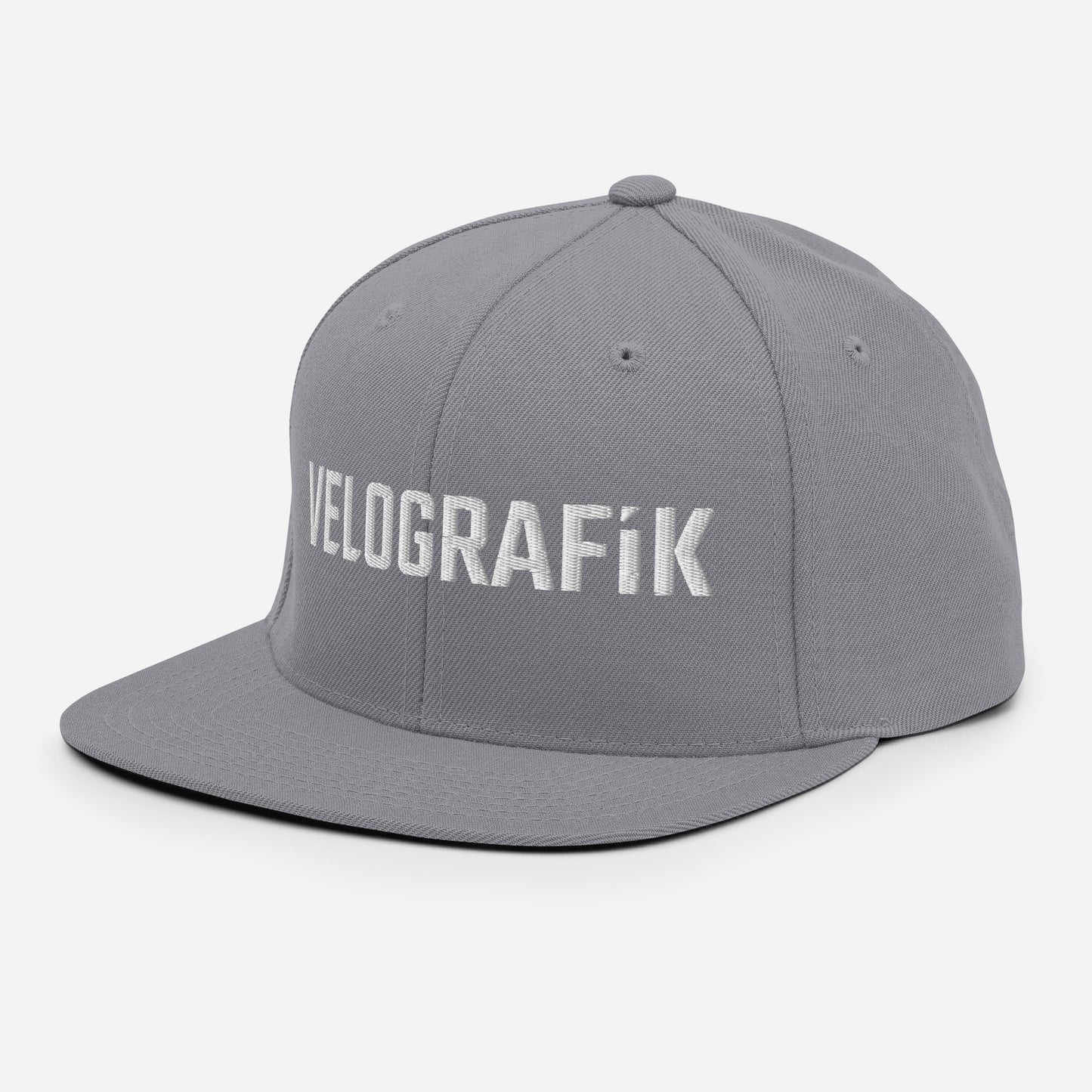velografik_culture_of_cycling classic-snapback-silver-left-front-678fbd8646f03