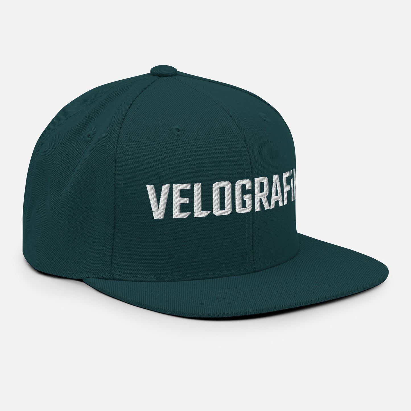 velografik_culture_of_cycling classic-snapback-spruce-right-front-678fbd864478e