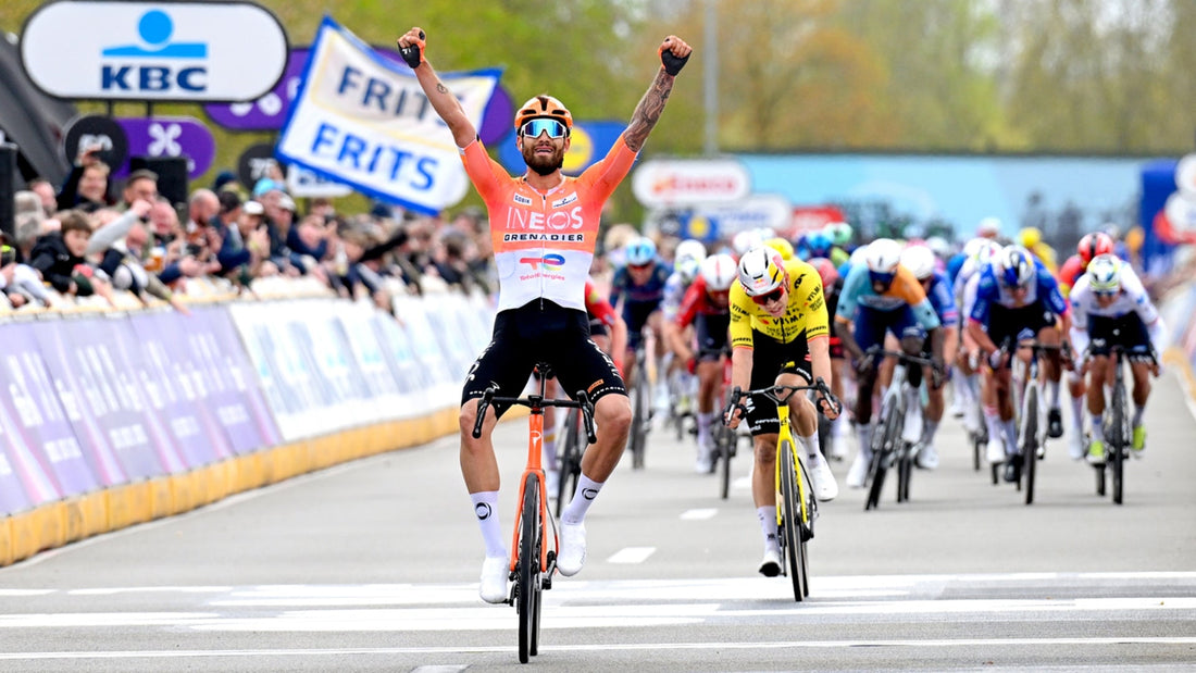 Ineos' Ganna Denies Van Aert in Final Meters of 2026 Dwars door Vlaanderen