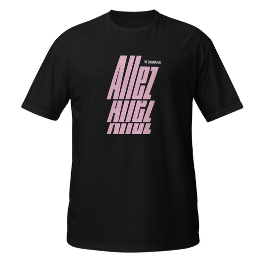 allez allez allez cycling unisex-basic-softstyle-t-shirt-black-front-67dd87e973d85