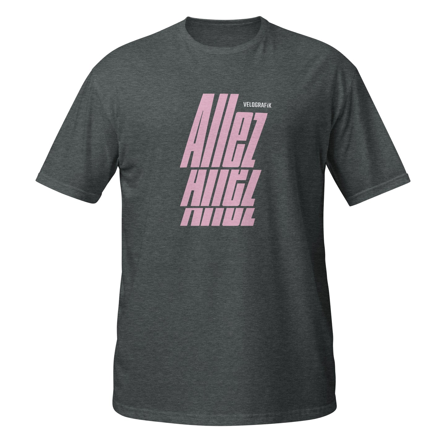 allez allez allez cycling unisex-basic-softstyle-t-shirt-dark-heather-front-67dd87e96e4bc