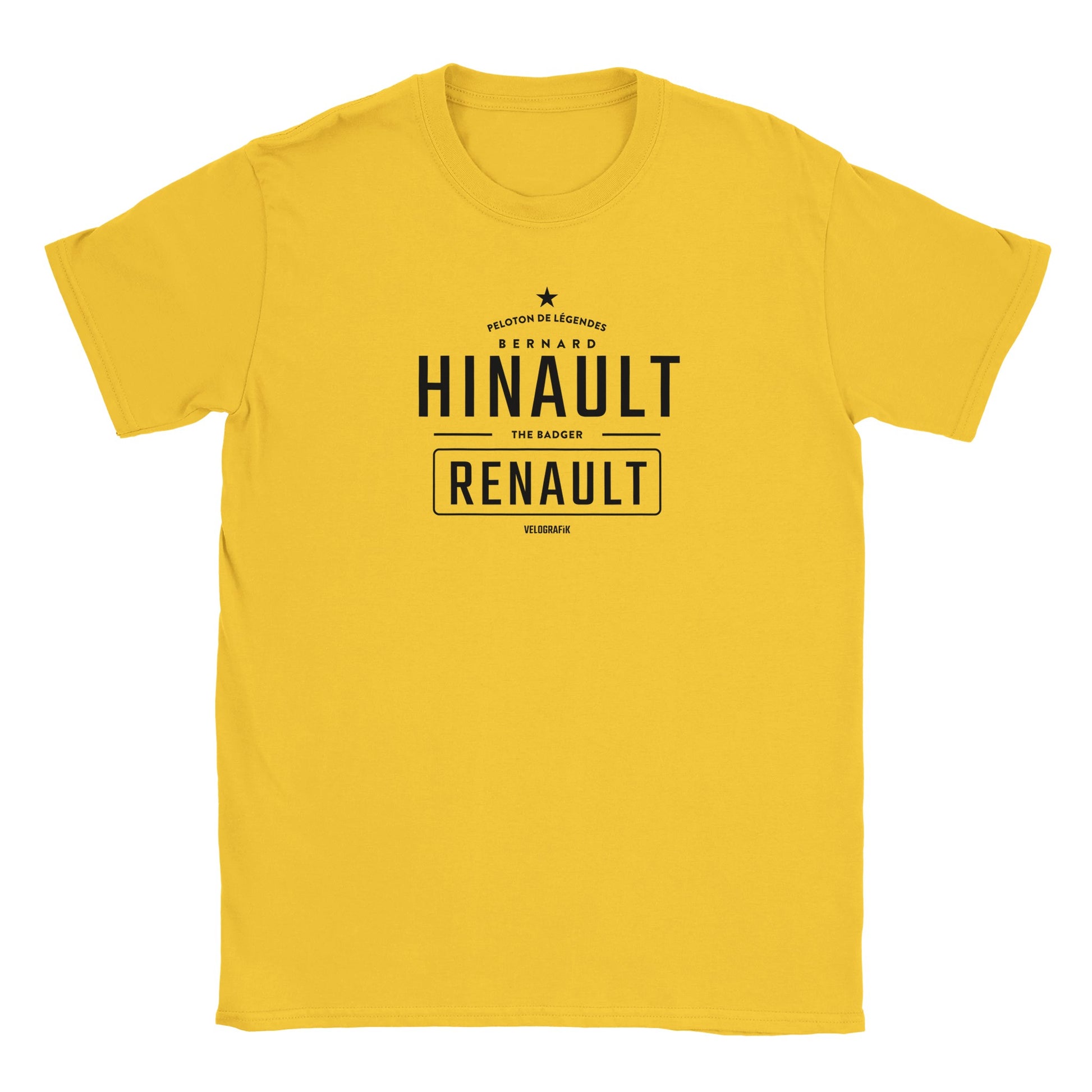 bernard hinault renault retro vintage cycling t-shirt