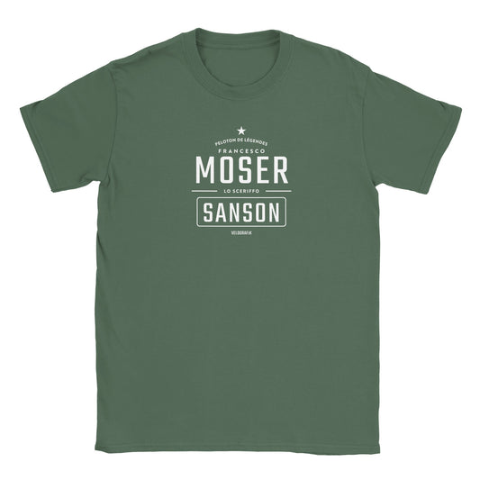 francesco moser sanson retro vintage cycling t-shirt