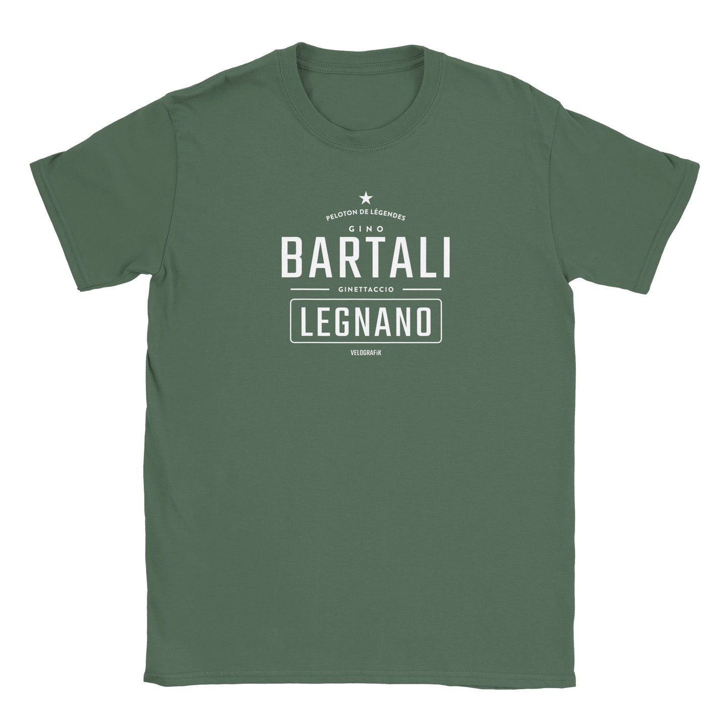 gino bartali legnano retro vintage cycling t-shirt