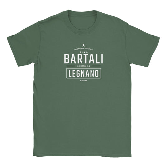 gino bartali legnano retro vintage cycling t-shirt