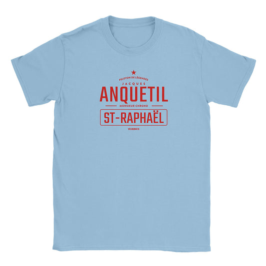 jacques anquetil st raphael retro vintage cycling t-shirt
