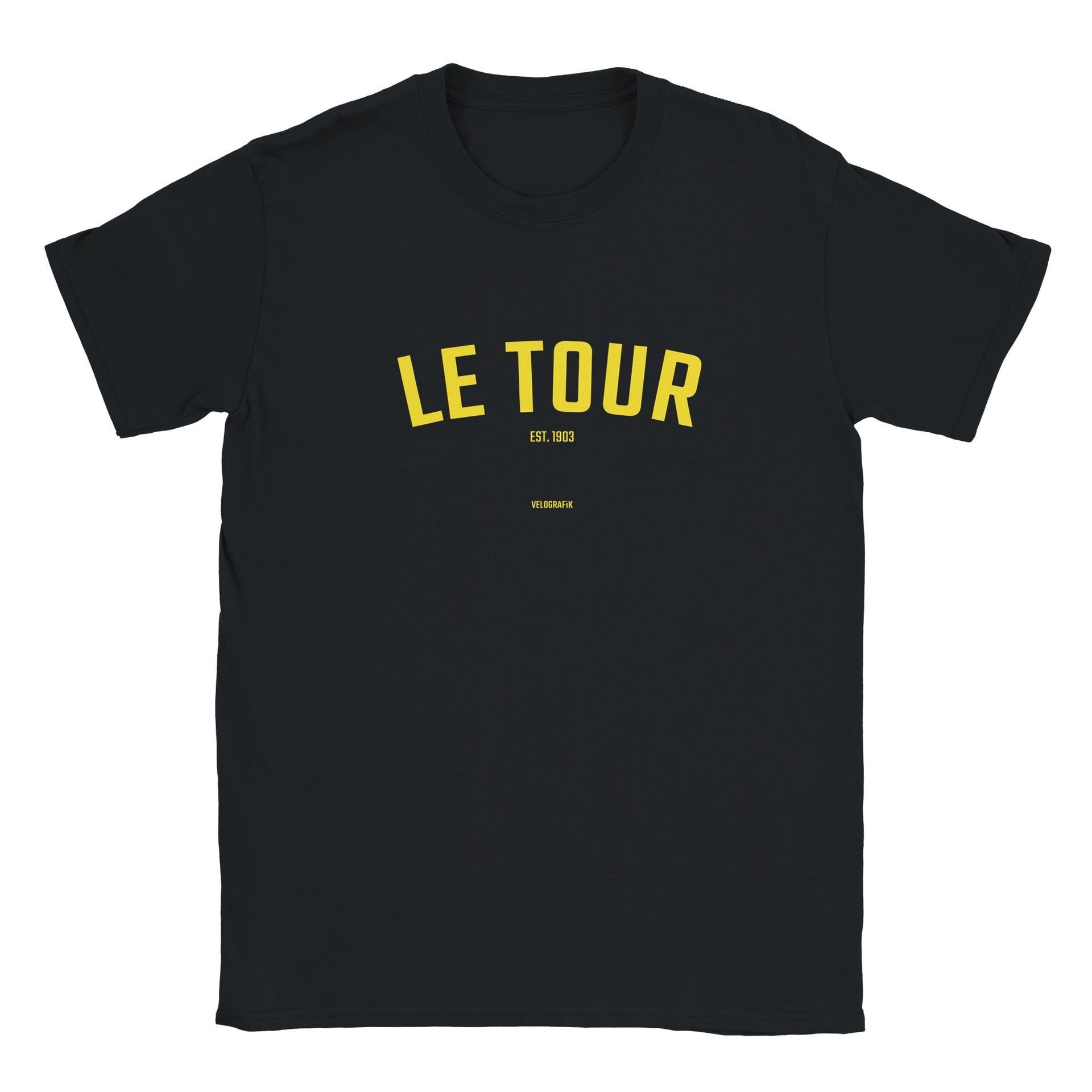 T-shirt Le Tour De France Jaune Homme Taille L - Coton Manches Courtes