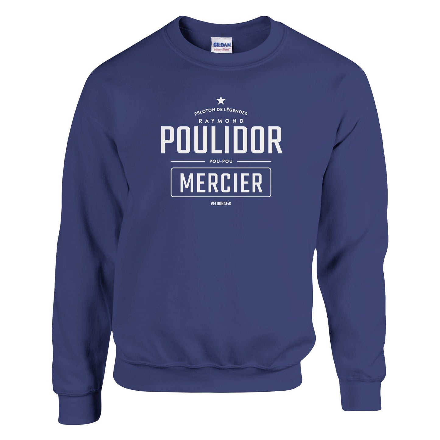 raymond poulidor mercier retro vintage cycling sweatshirt