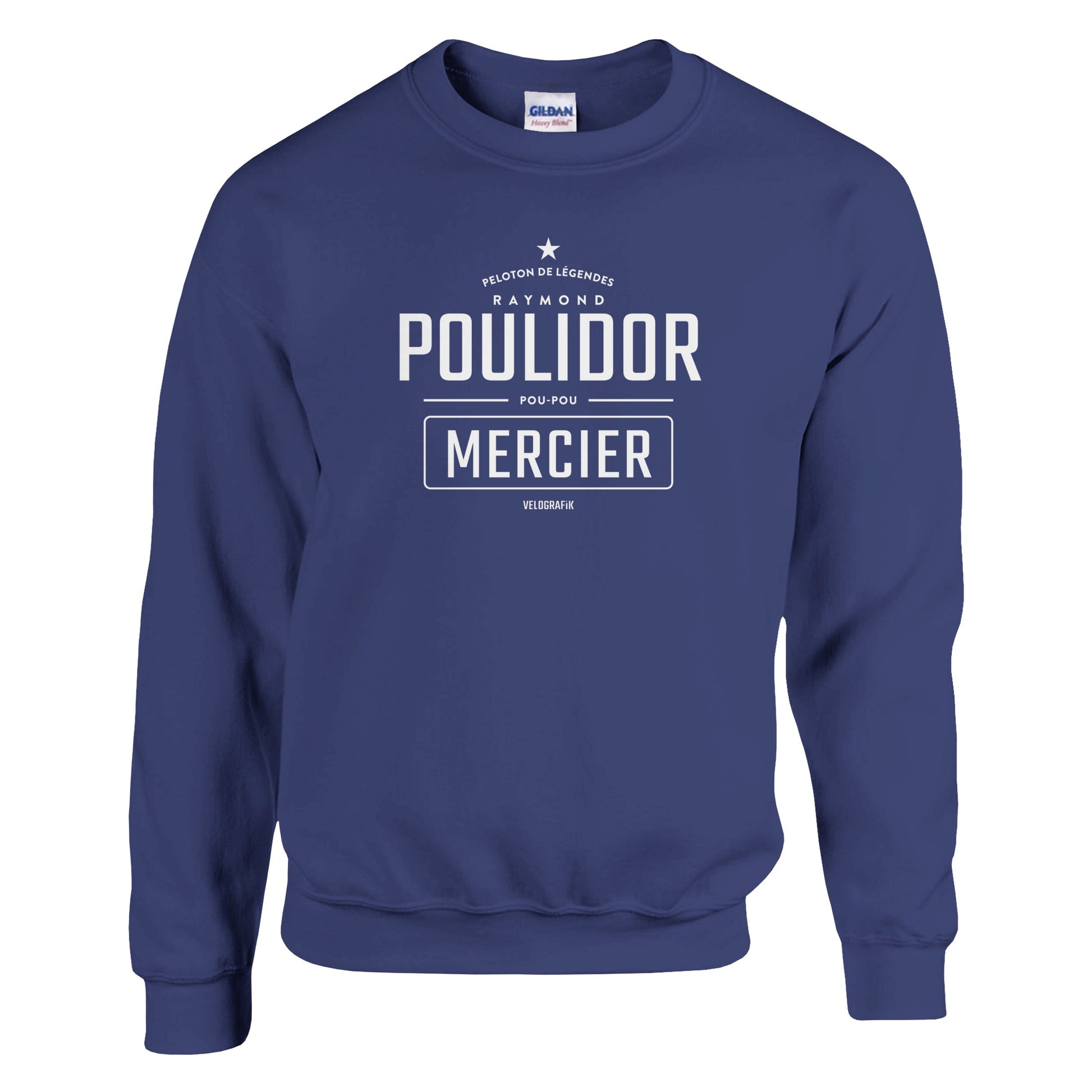 raymond poulidor mercier retro vintage cycling sweatshirt