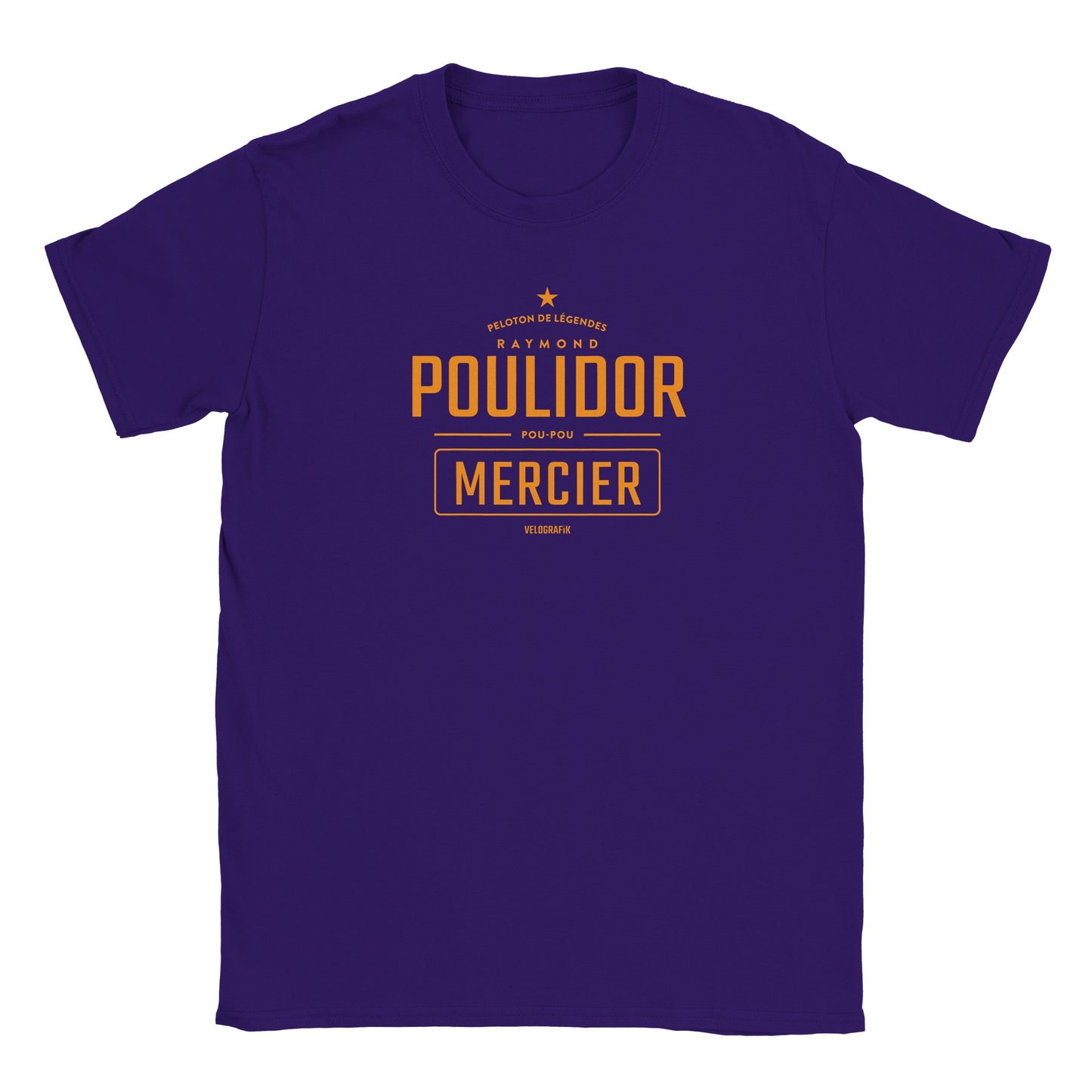 raymond poulidor mercier retro vintage cycling t-shirt
