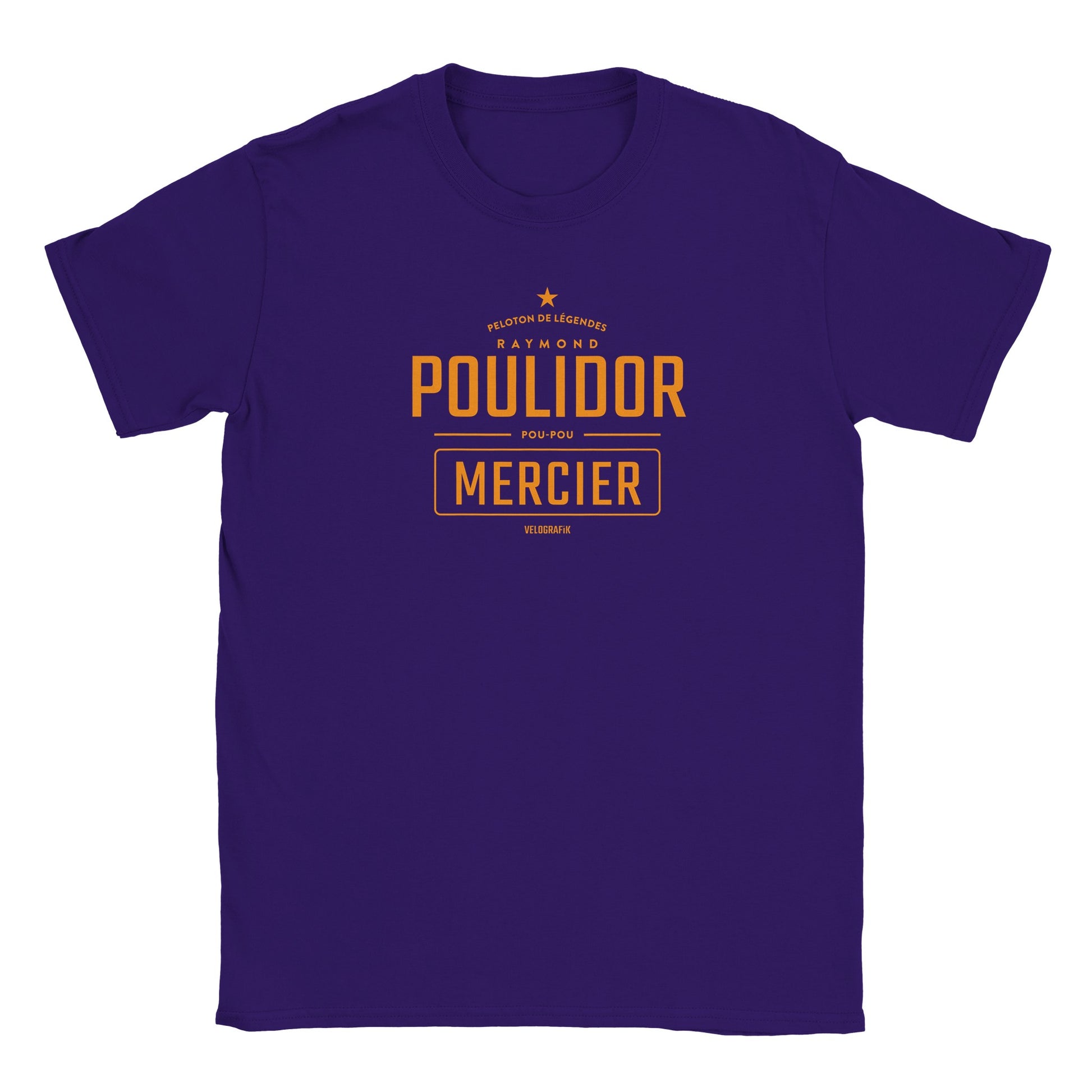 raymond poulidor mercier retro vintage cycling t-shirt