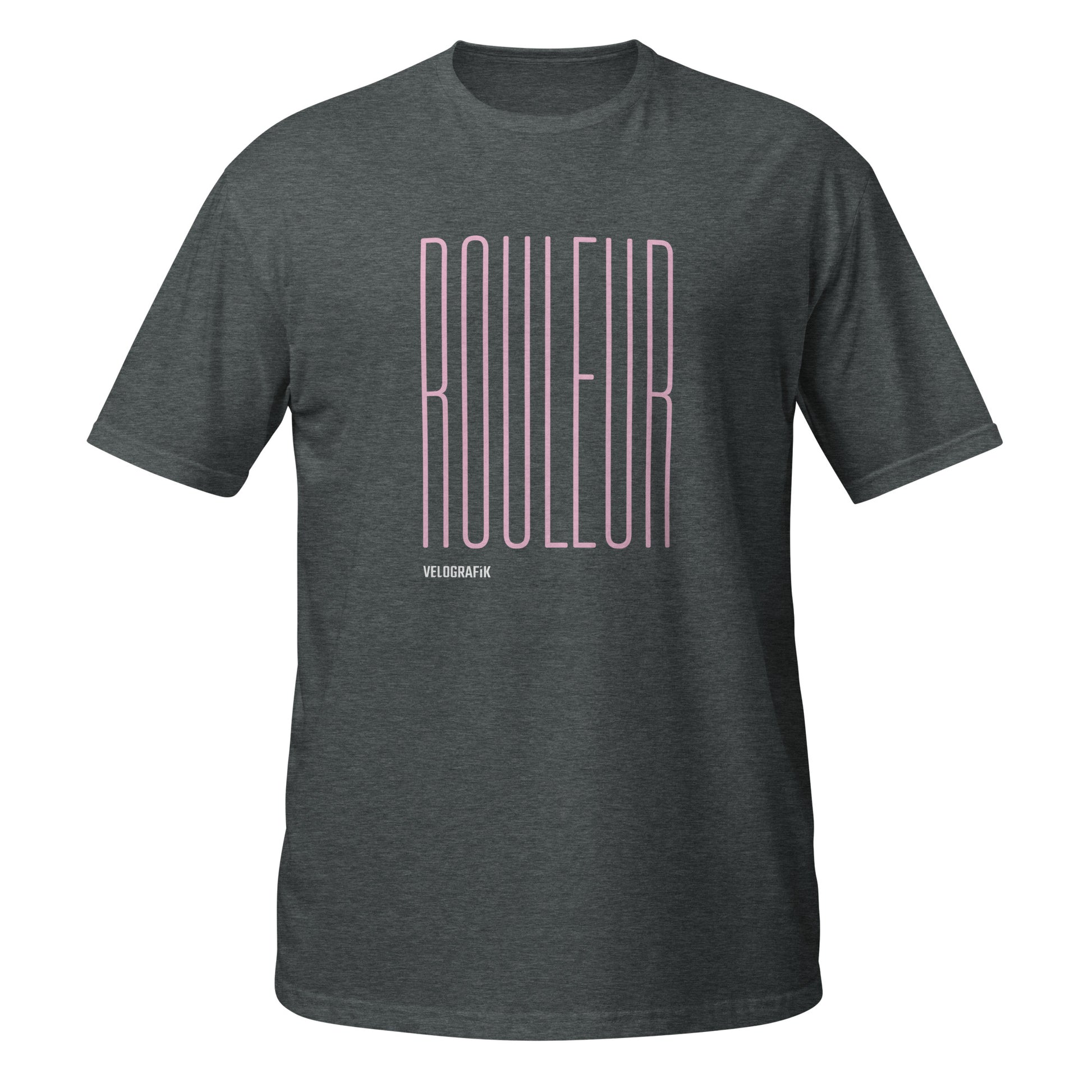 rouleur cycling unisex-basic-softstyle-t-shirt-dark-heather-front-67dd8b3601825