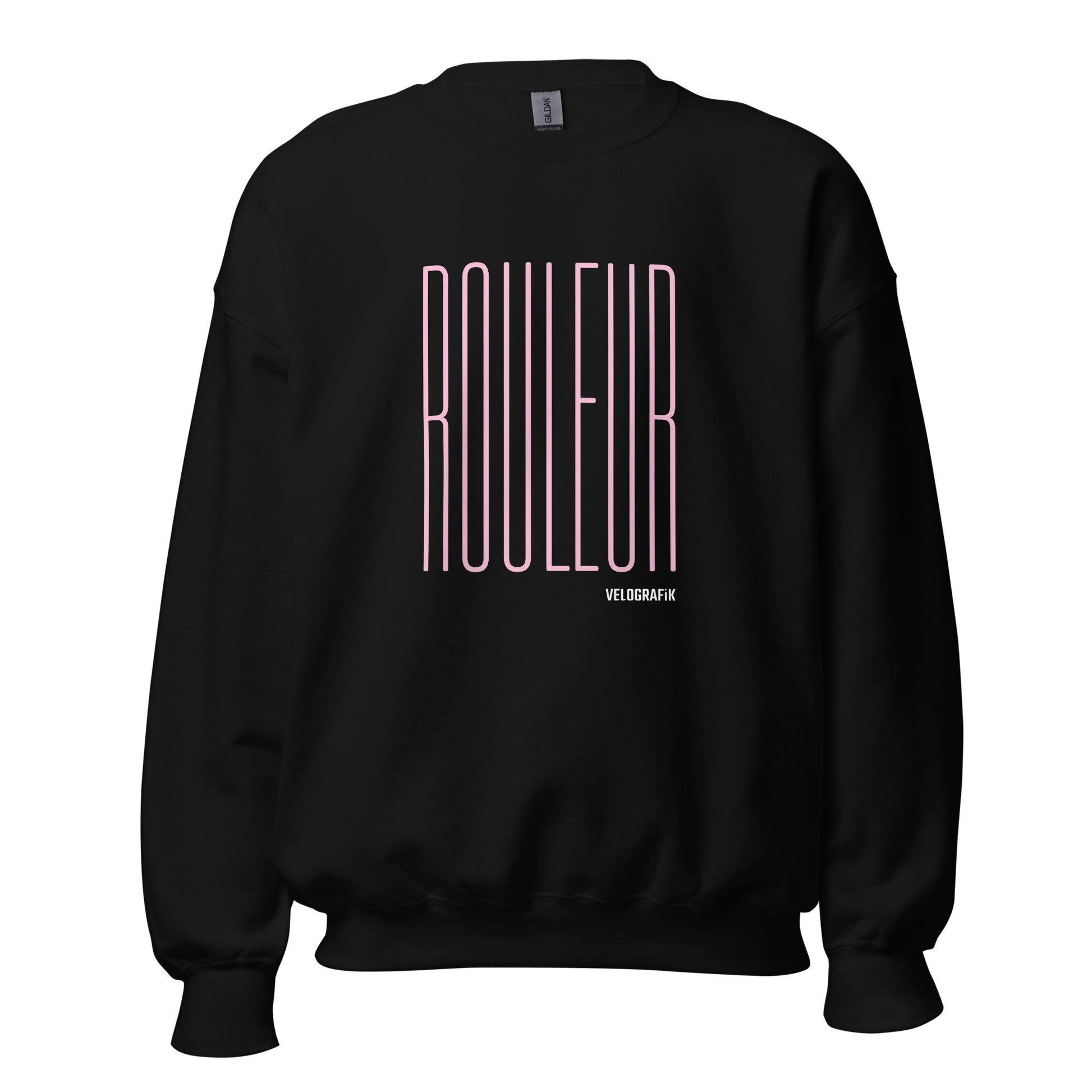 rouleur cycling unisex-crew-neck-sweatshirt-black-front-67dd8cafbfa29