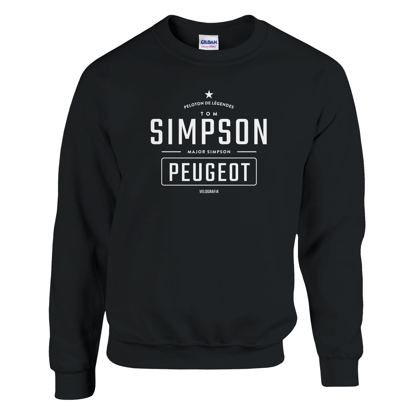 tom simpson peugeot retro vintage cycling sweatshirt