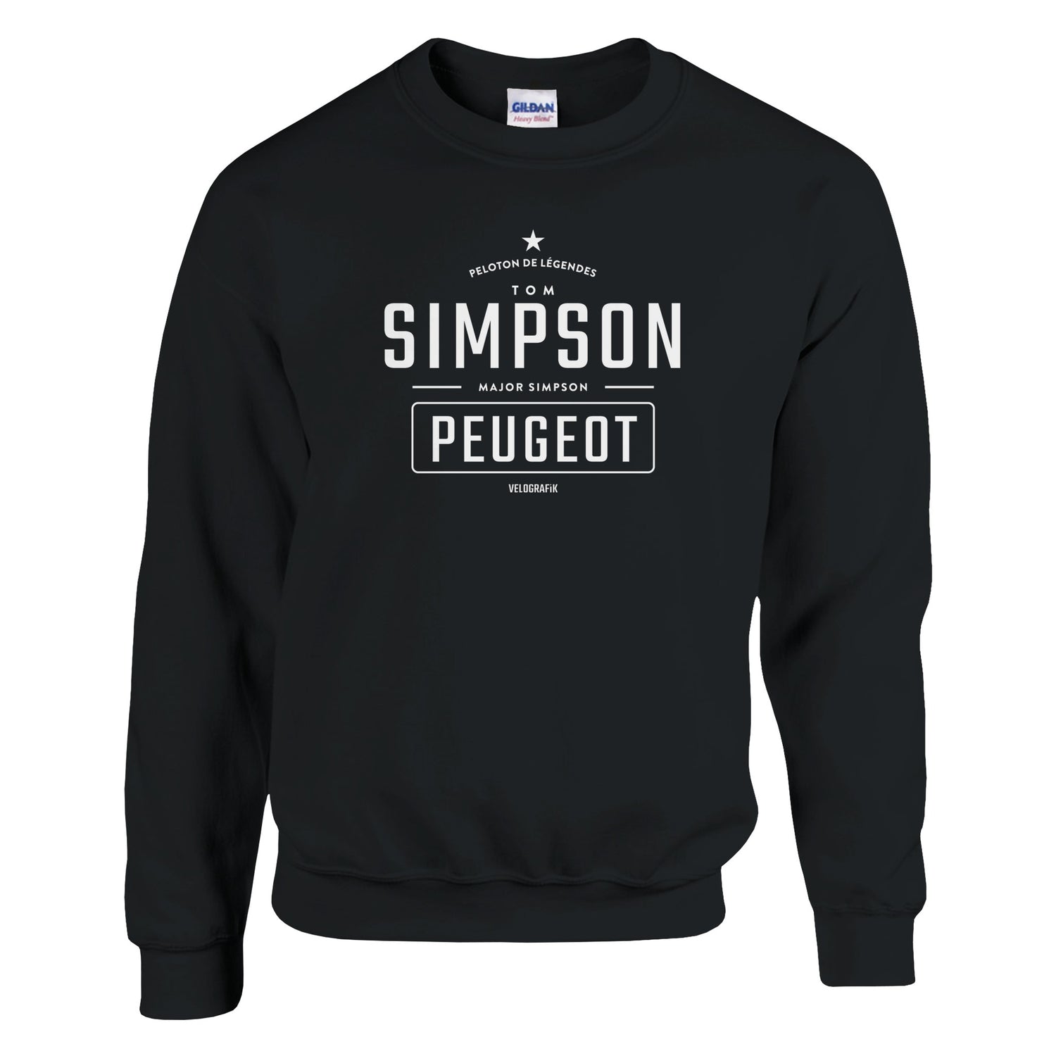 tom simpson peugeot retro vintage cycling sweatshirt