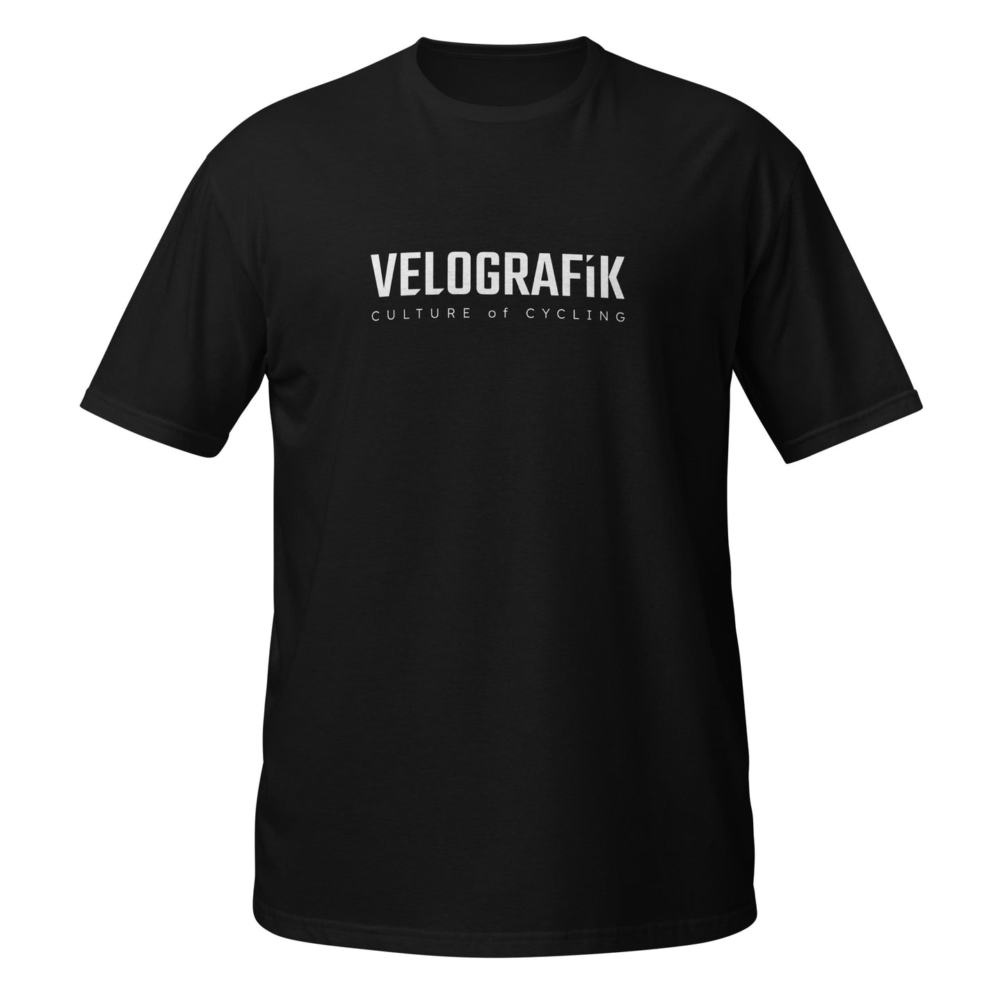 velografik culture of cycling unisex-basic-softstyle-t-shirt-black-front