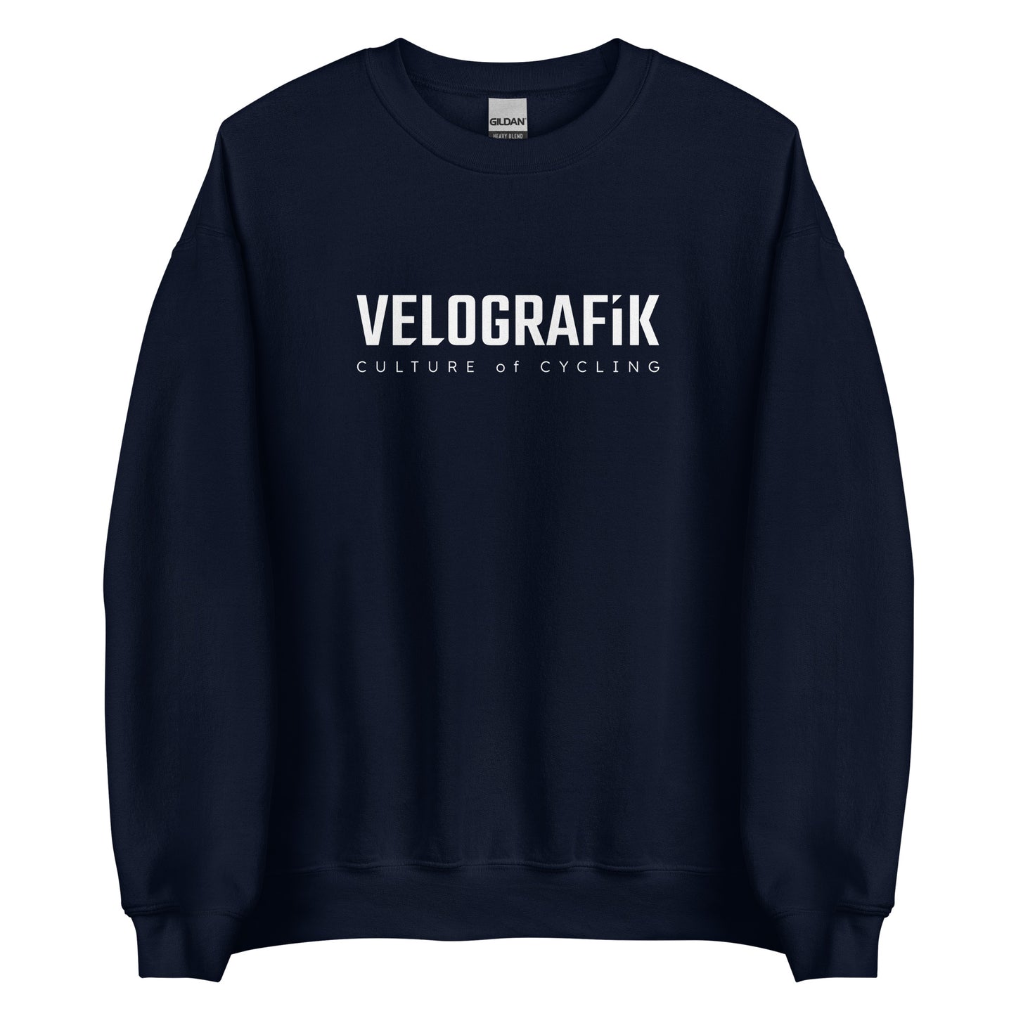 velografik_culture_of_cycling unisex-crew-neck-sweatshirt-navy-front