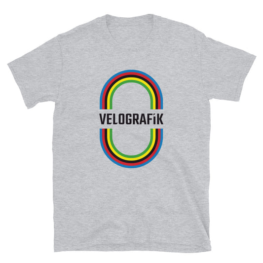 velografik_culture_of_cycling velodrome world champion rainbow bands unisex-basic-softstyle-t-shirt-sport-grey-front-678fb8eea4507